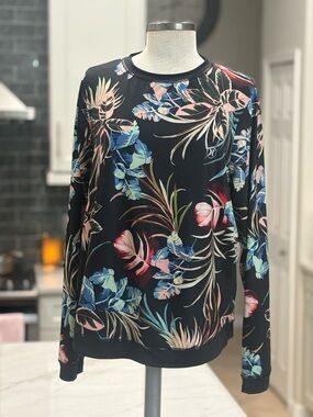 Hurley Navy Multicolor Logo Rash Guard Same Day Shipping